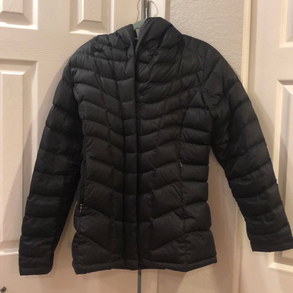 Patagonia long down parka